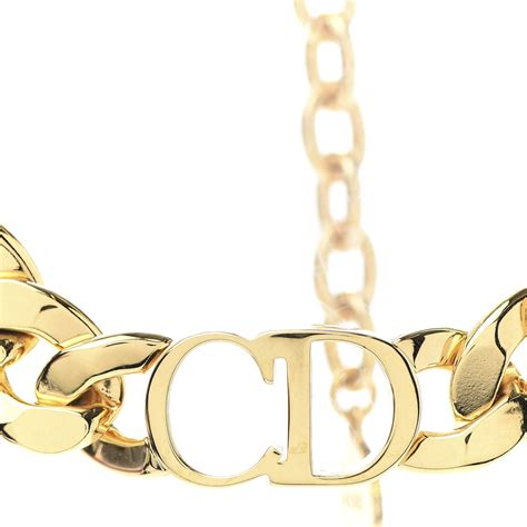 dior necklace 2023|dior gold jewelry for women.